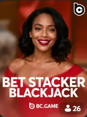 Bet Stacker Blackjack BC Game Montréal game cover