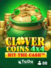 Clover Coins 4x4 Hit The Cash BC Game Montréal game cover